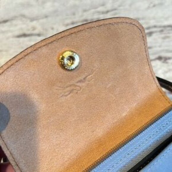 NWT Large Longchamp Le Pliage Original Turtledove Grey Tote Canvas Handbag - Picture 9 of 11